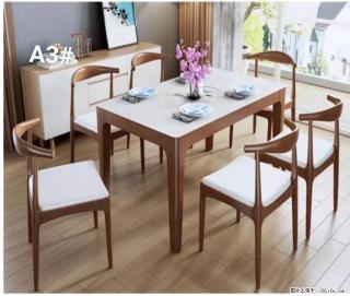 T08高级长方桌，胡桃色  1.35米带炉一桌四椅650元，现货11套。 - 巢湖28生活网 ch.28life.com